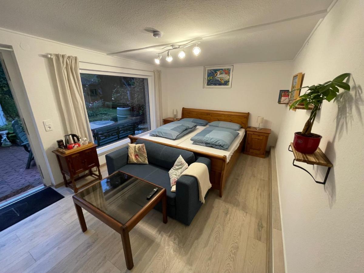 Ruhige, gemütliche 1-Zimmer Gartenwohnung für 2 Erwachsene und 2 Kinder Lubeca Exterior foto